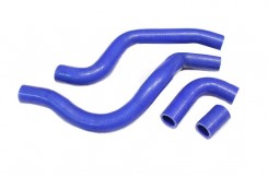 Патрубки радиатора силиконовые синие под терсмостат нового образца на ВАЗ 2110-2112